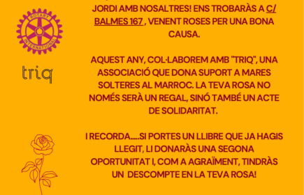 ¡Sant Jordi con Rotaract Barcelona Diagonal!