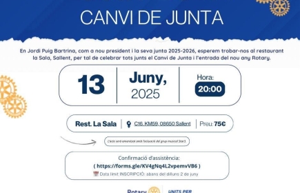 36è Canvi de Junta Rotary Club de Manresa-Bages