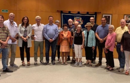 Recepció institucional visitants del Rotary Club de Boothbay